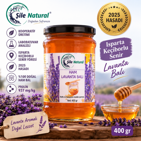 Doğal Lavanta Balı 400 gr – Şile Natural